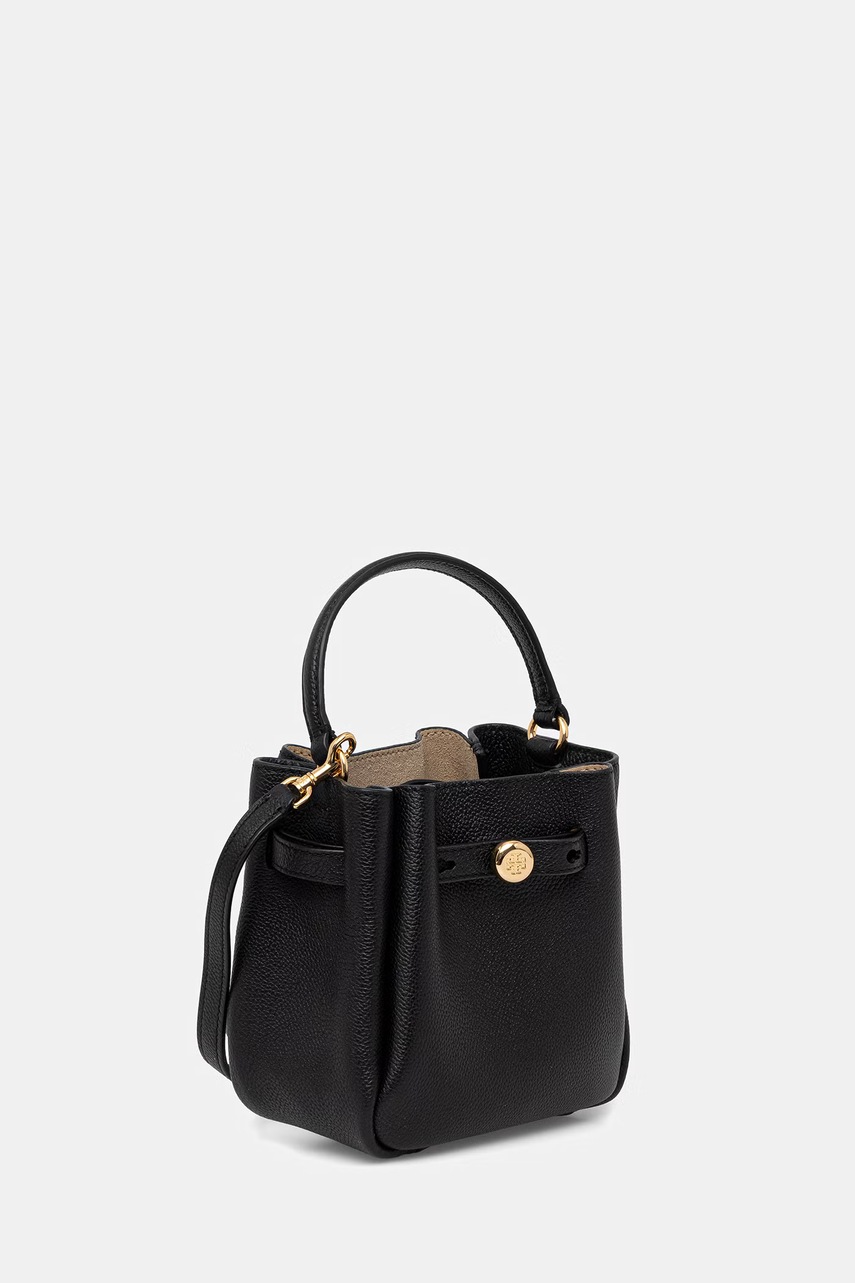 Δερμάτινη τσάντα Tory Burch Romy φωτογραφία