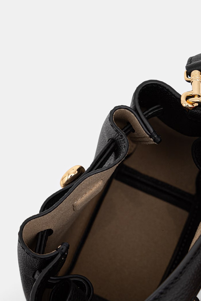 Δερμάτινη τσάντα Tory Burch Romy φωτογραφία