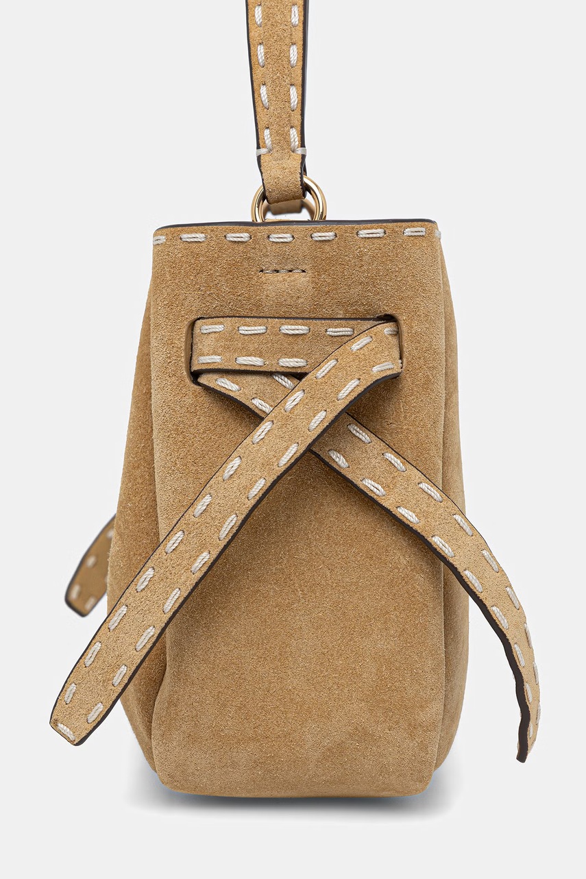 Tory Burch Tory Burch γυναικεία σουέτ τσάντα πουγκί Romy - 5