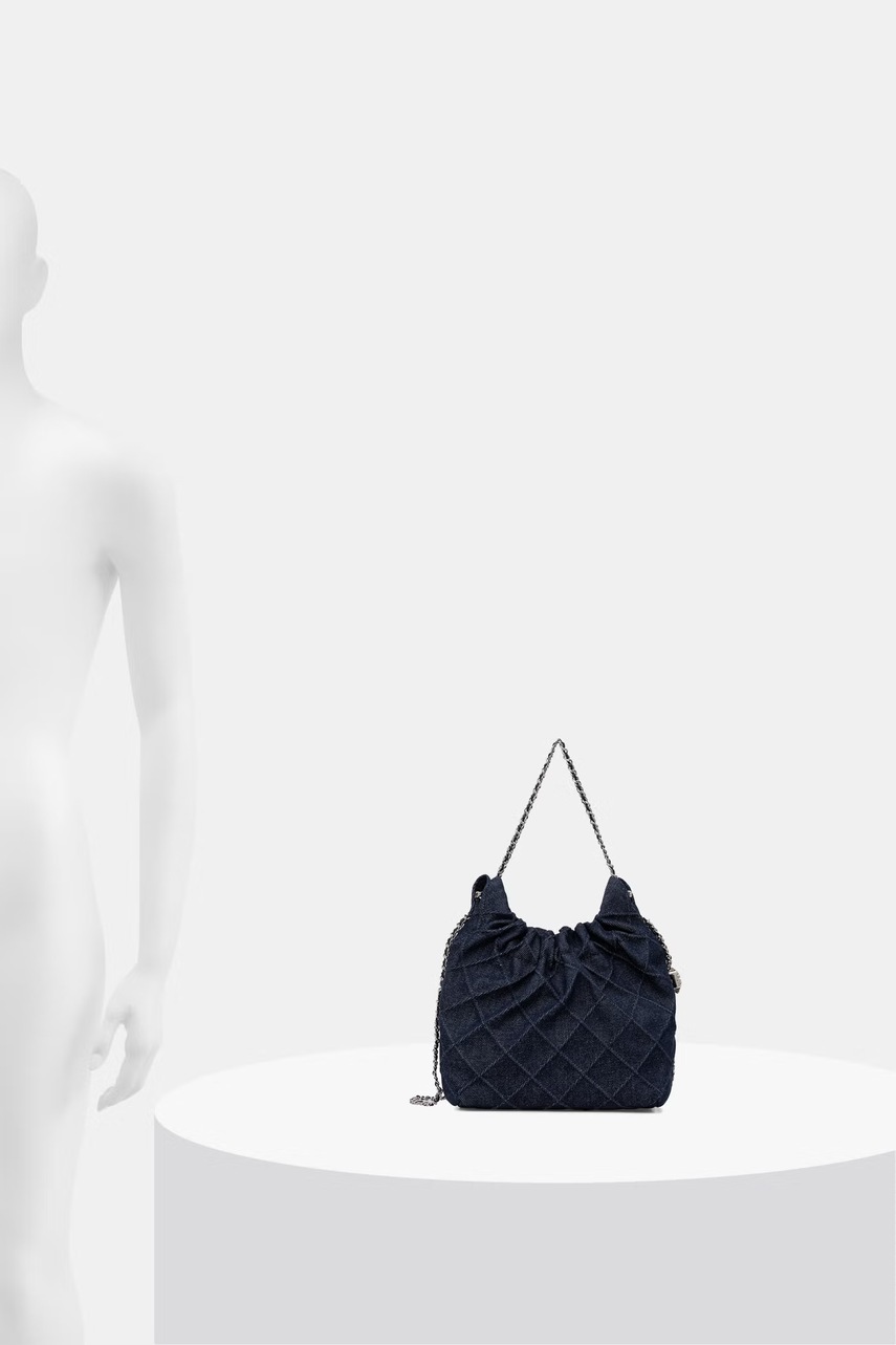 Tory Burch dámská džínová taška Fleming (obrázek 6)