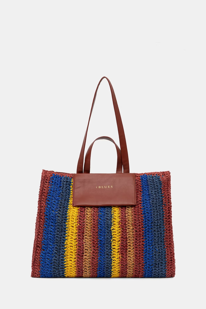 iBlues geantă de plajă pentru femei împletită ARCA