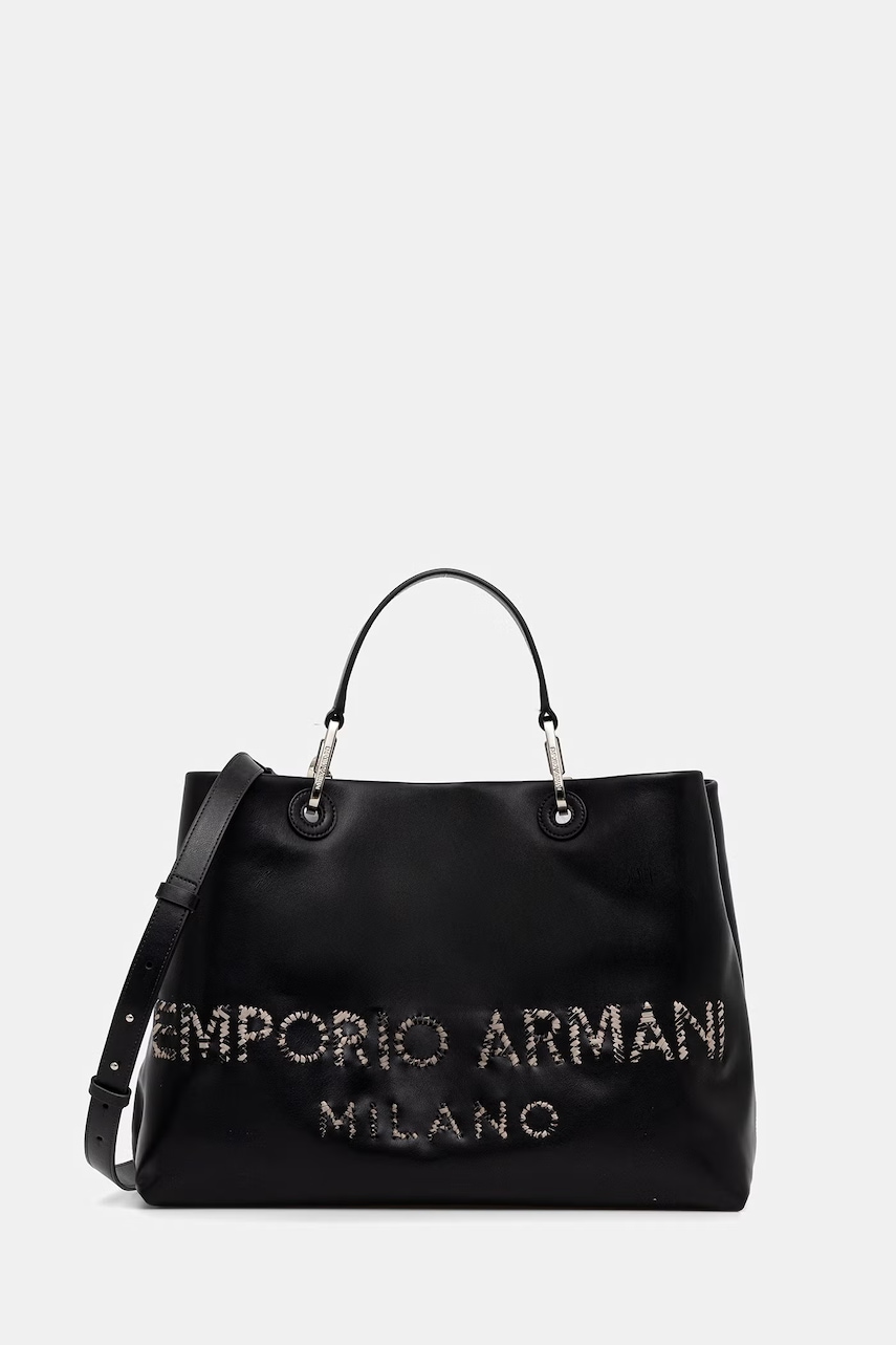 Emporio Armani poșetă de piele