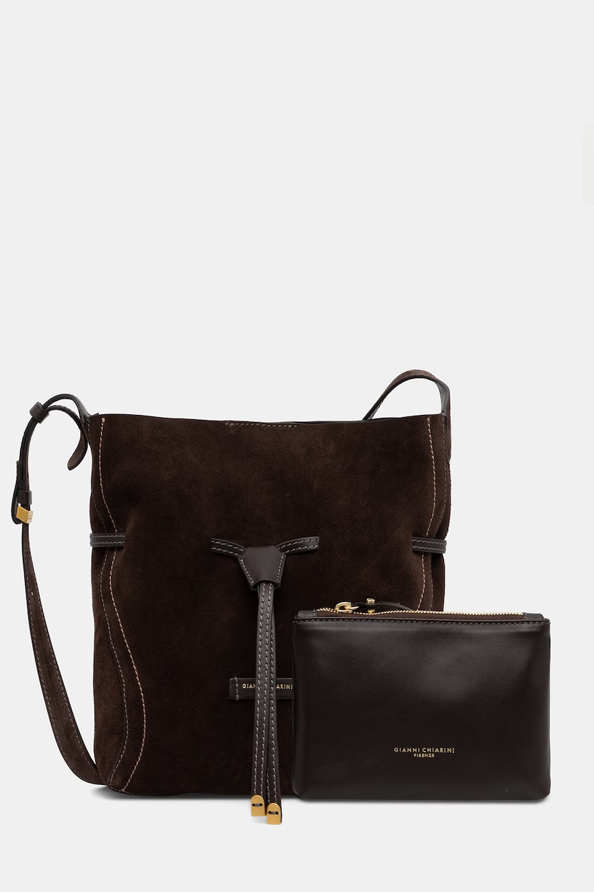 Gianni Chiarini torebka damska zamszowa SIENNA