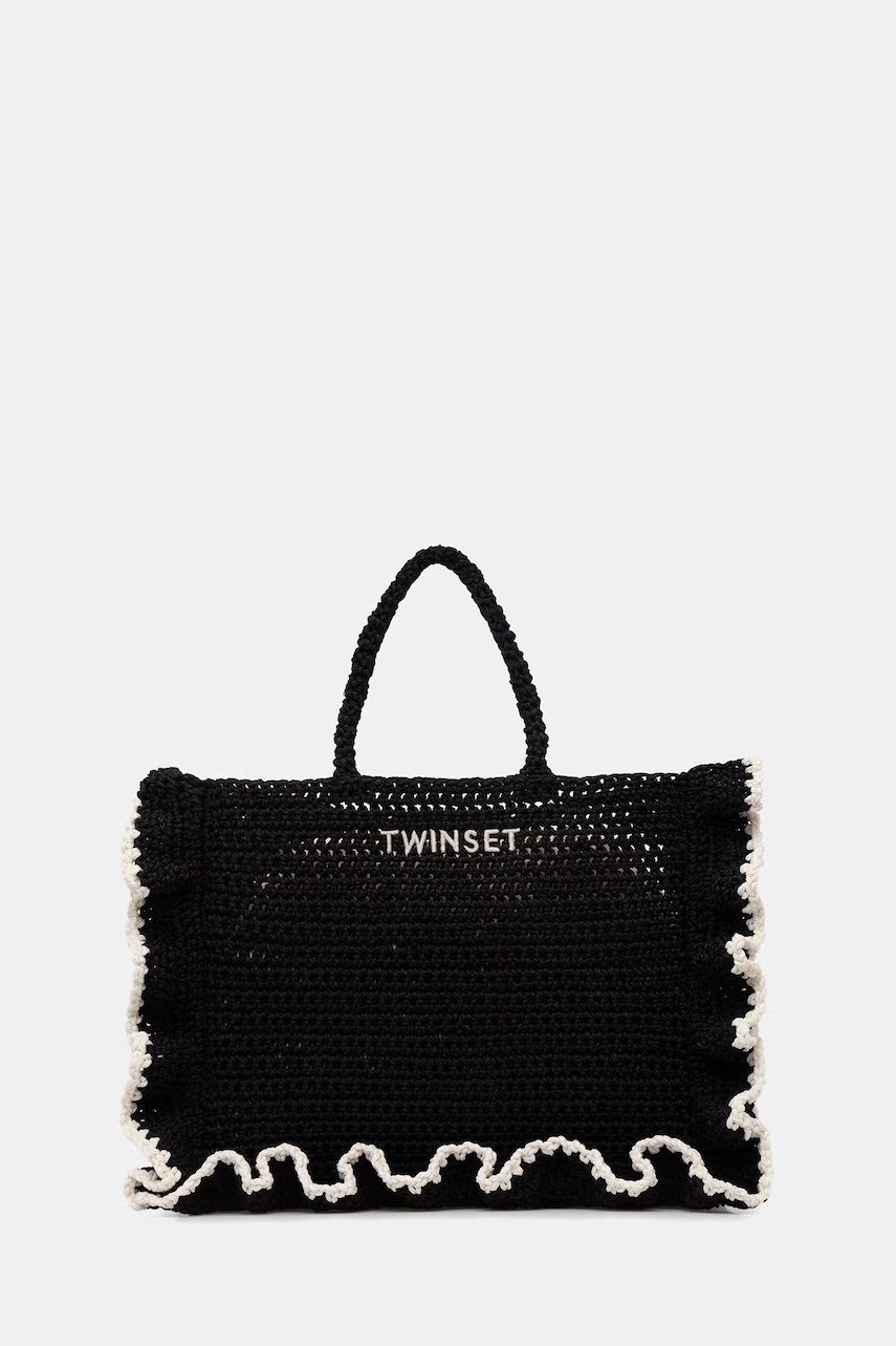 Twinset  kabelka typu shopper dámska pletená