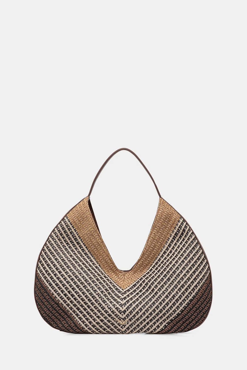 Twinset tote bag pentru femei împletită