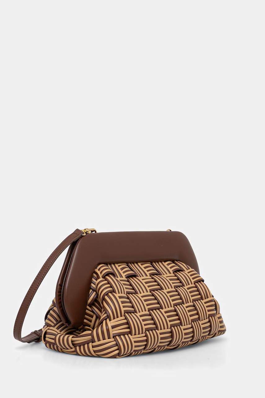 Themoire crossbody kabelka dámská z imitace kůže