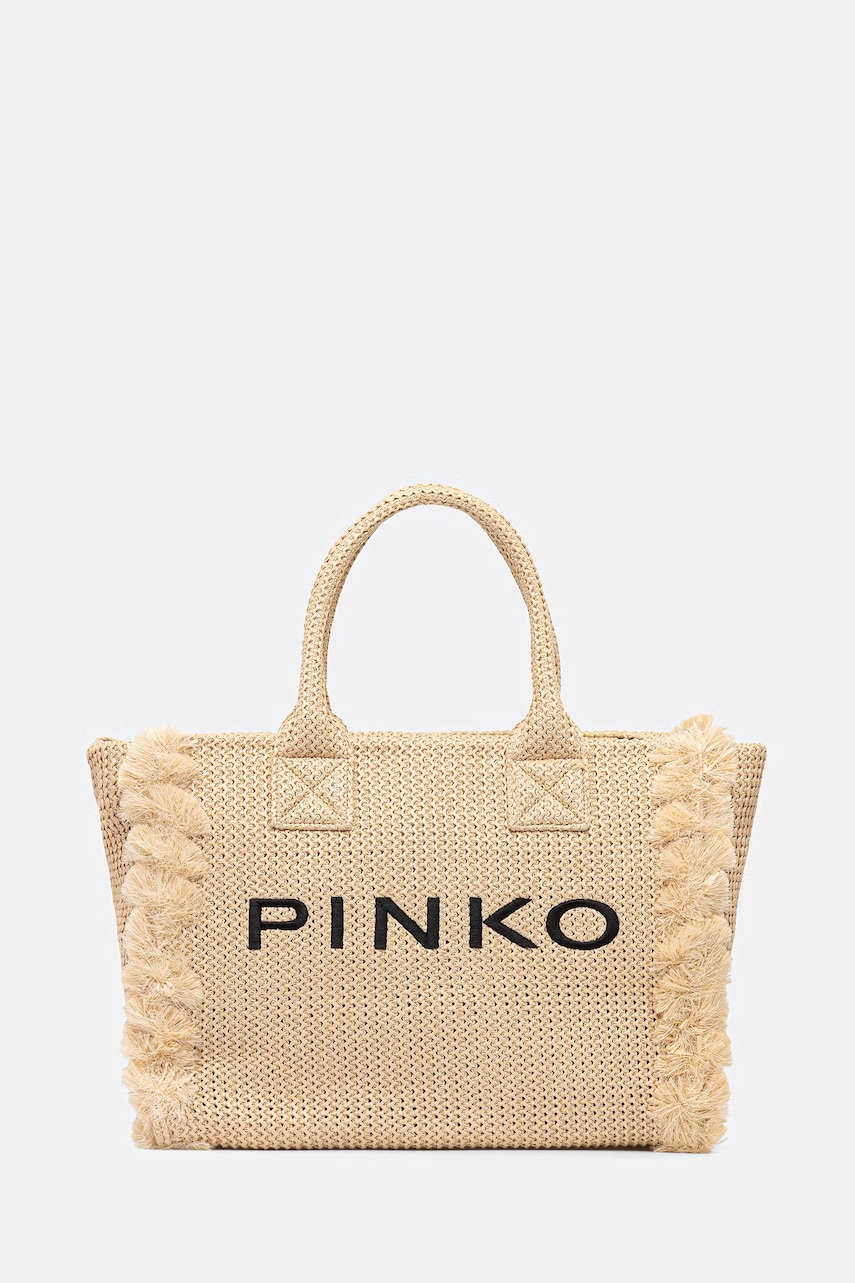 Pinko Geantă shopper de damă împletită