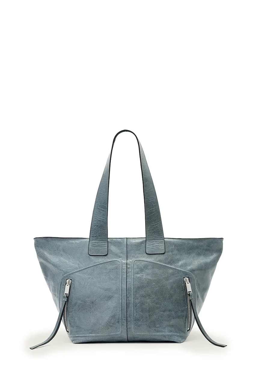 AllSaints τσάντα tote γυναικεία από δέρμα jean