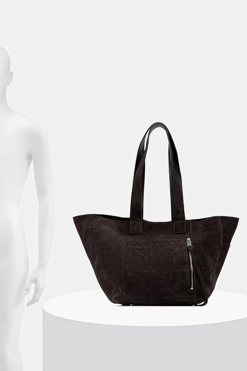 AllSaints AllSaints Τσάντα σουέτ ALBA - 6