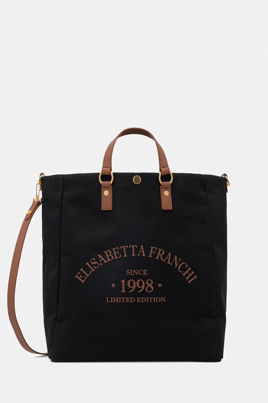 Elisabetta Franchi shopper γυναικεία βαμβακερή