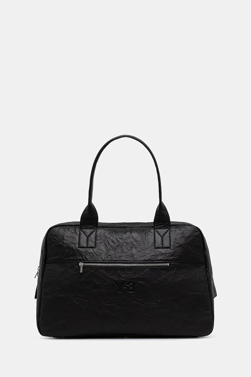 Y-3 geantă de piele WEEKENDER