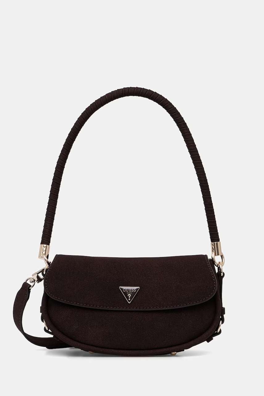 Guess geantă de femei cu imitație de piele întoarsă DANYA