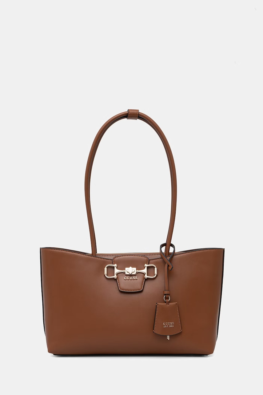Guess τσάντα tote γυναικεία από απομίμηση δέρματος JANIE