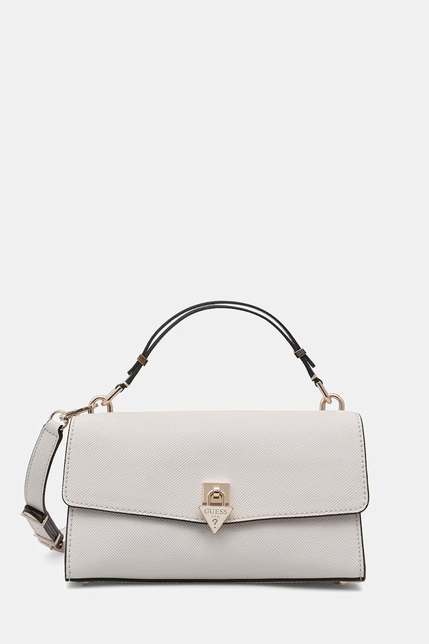 Guess geantă poștaș de damă cu imitație de piele PATSIE