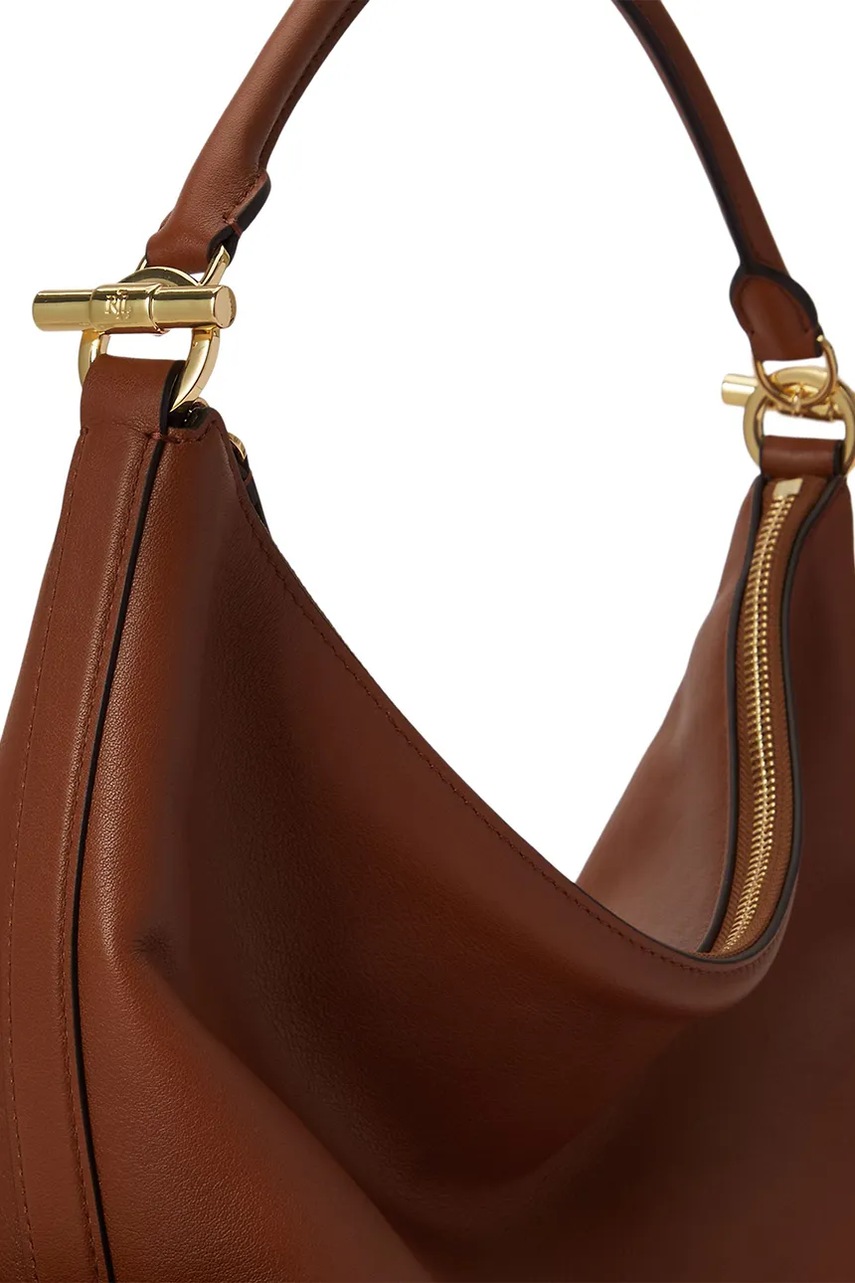 Kožená kabelka Lauren Ralph Lauren (obrázek 5)