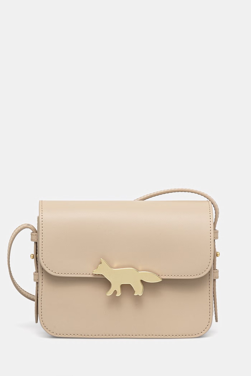 Maison Kitsuné  Edie geantă crossbody femeiască din piele