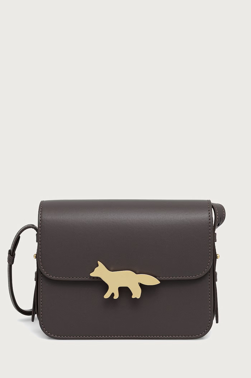 Maison Kitsuné Edie geantă crossbody pentru femei din piele
