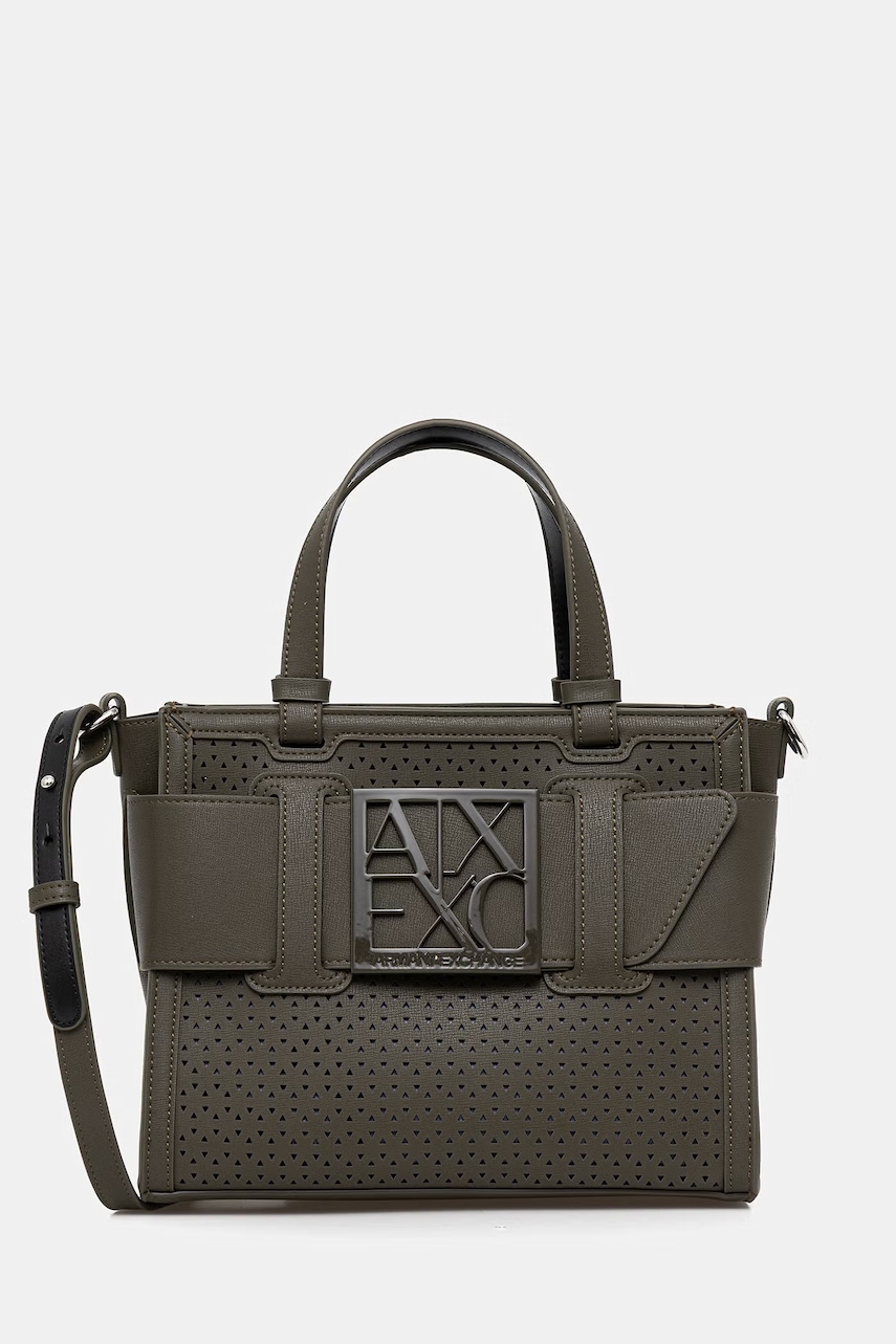 Armani Exchange geantă crossbody de damă din imitație de piele