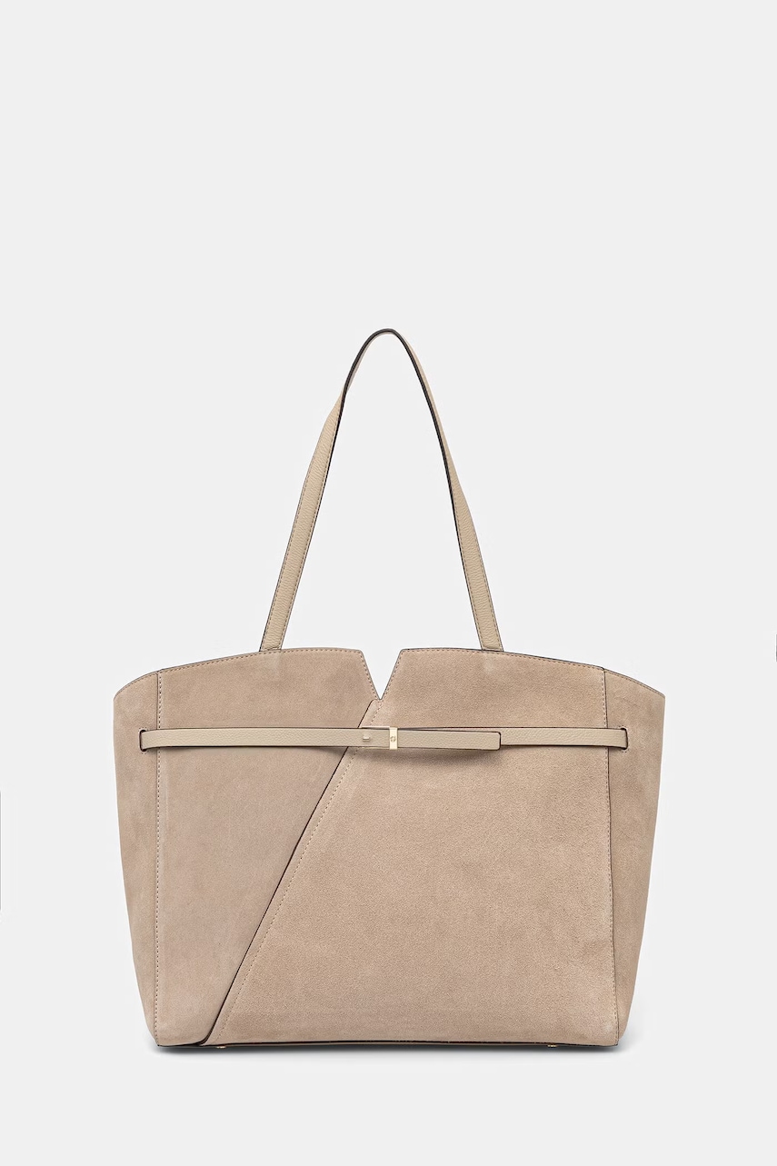 BOSS shopper γυναικεία από δέρμα σουέτ