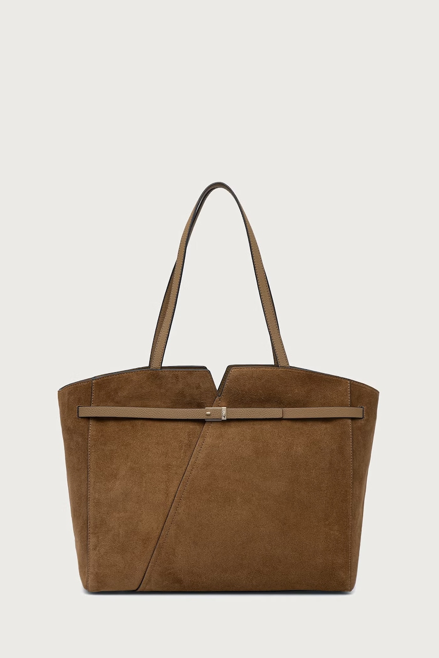BOSS shopper γυναικεία δέρμα σουέτ