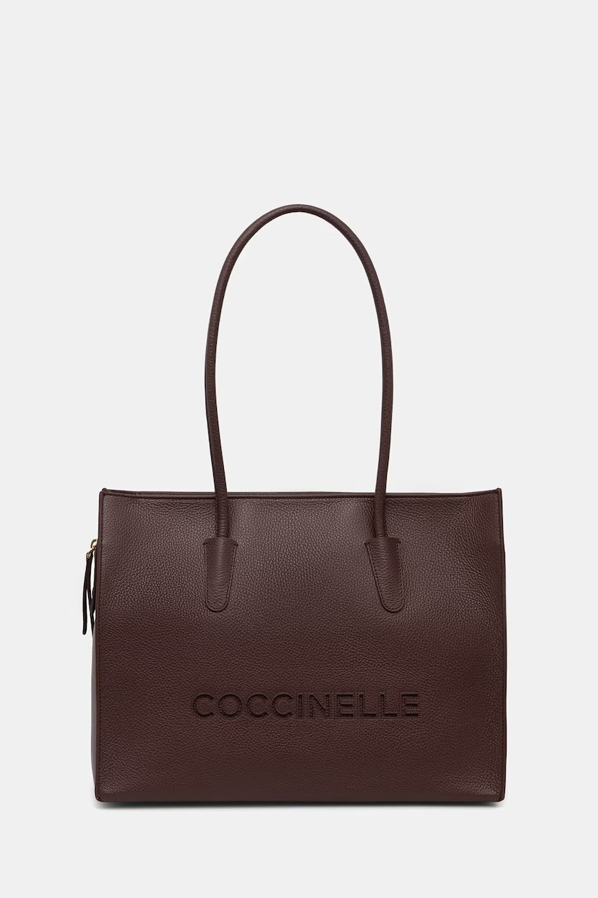 Coccinelle geantă shopper pentru femei din piele