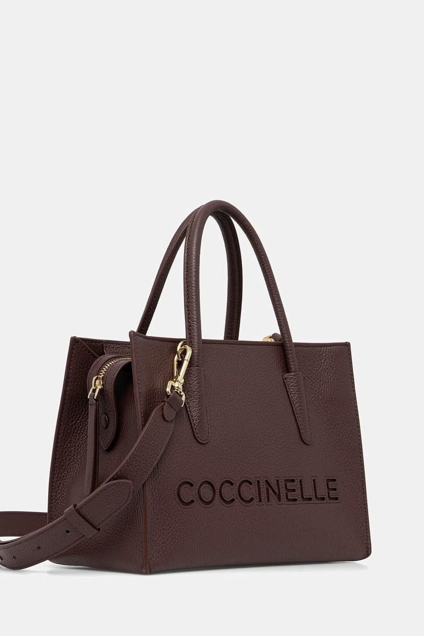Coccinelle χιαστί γυναικεία δερμάτινη
