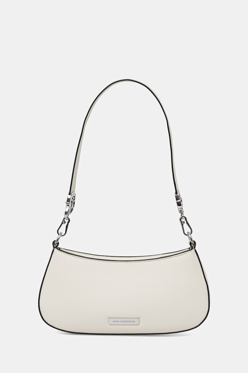 Karl Lagerfeld geantă baguette pentru femei, cu imitație de piele IKON