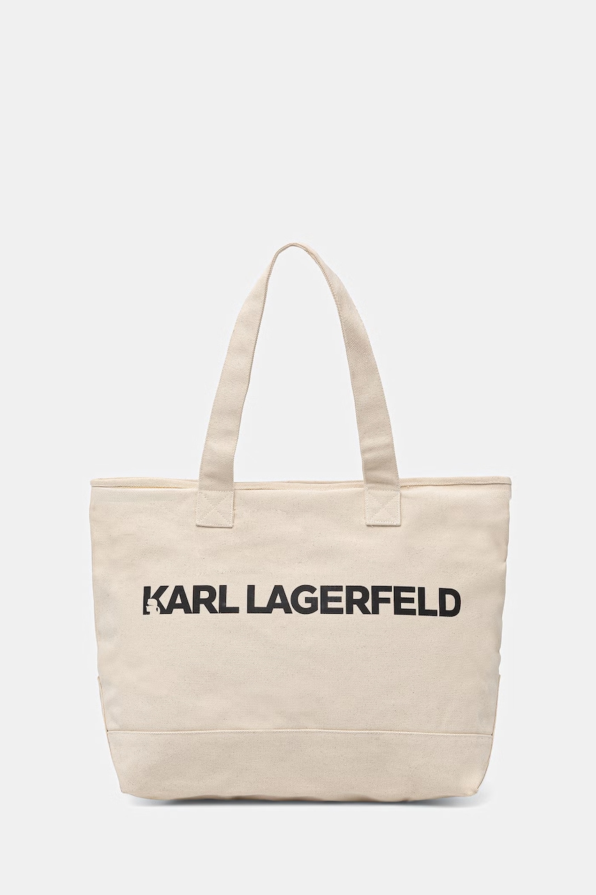 Karl Lagerfeld Tote γυναικεία βαμβακερή K/ESSENTIAL