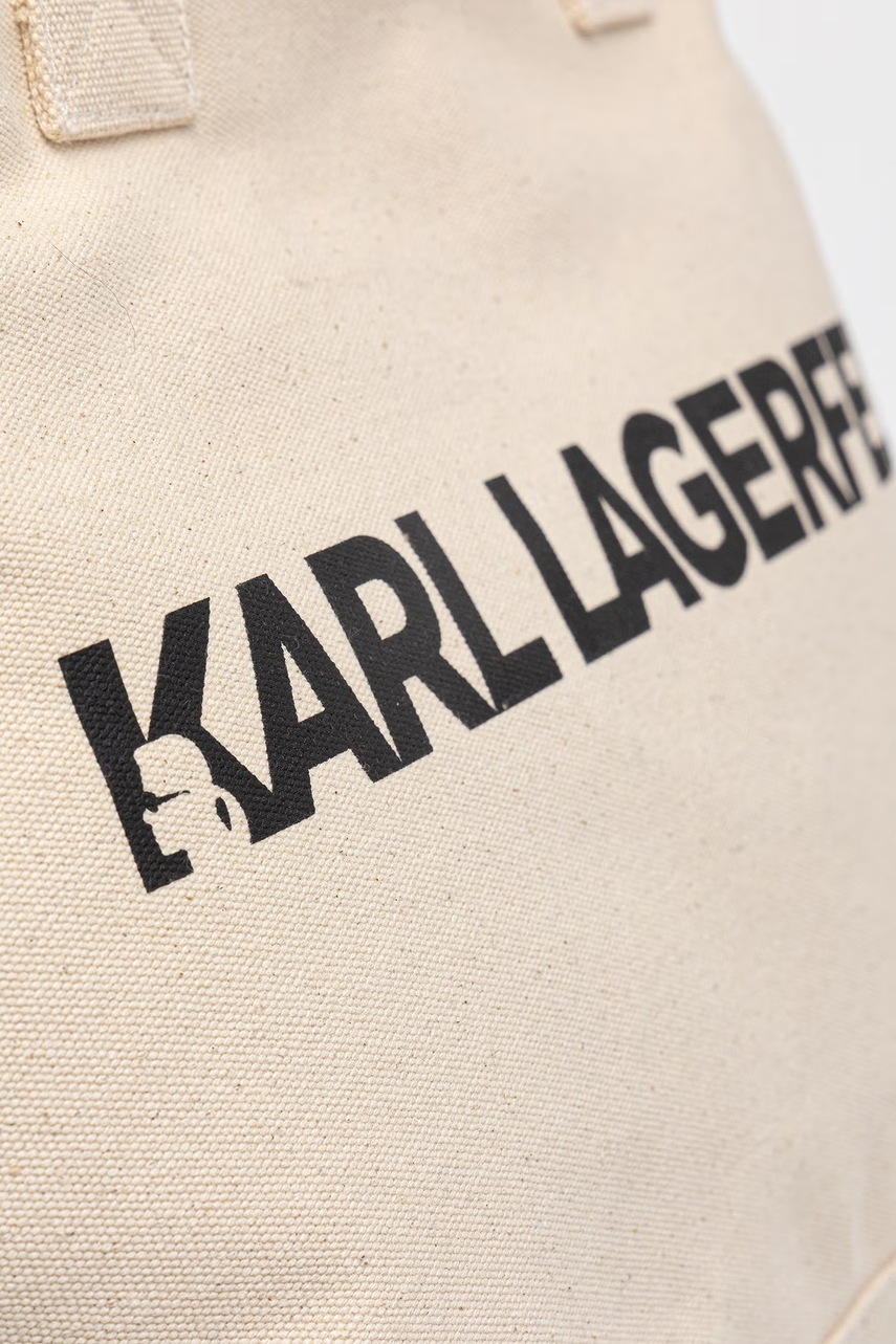 Karl Lagerfeld tote taška dámská bavlněná K/ESSENTIAL (obrázek 4)