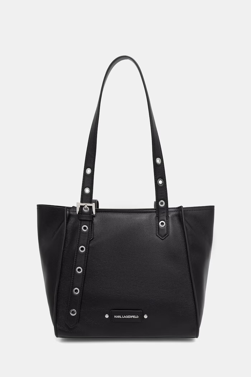 Karl Lagerfeld Geantă tote de damă din piele K/EYELETS