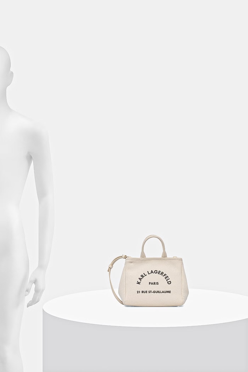 Karl Lagerfeld crossbody kabelka dámská bavlněná K/RSG CONV. (obrázek 6)