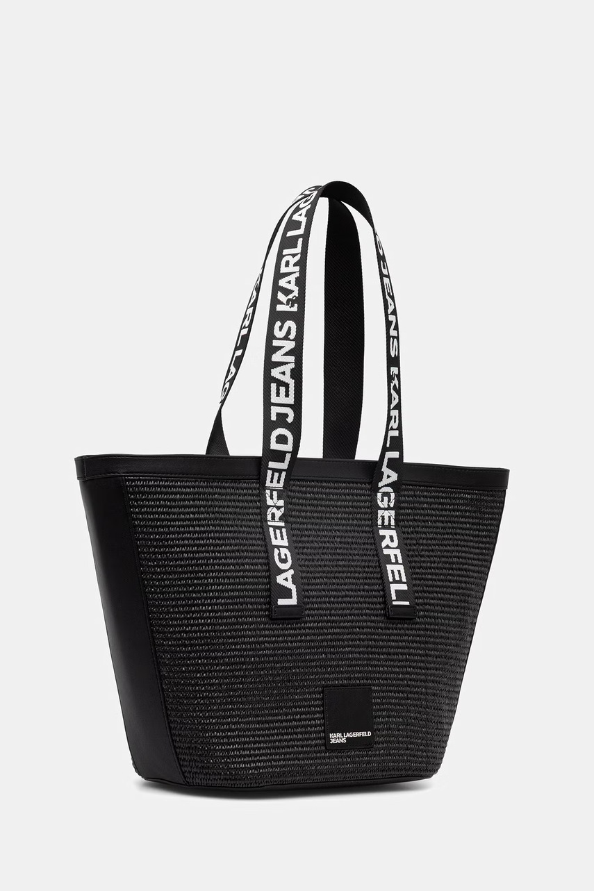 Karl Lagerfeld Jeans shopper γυναικεία πλεγμένη