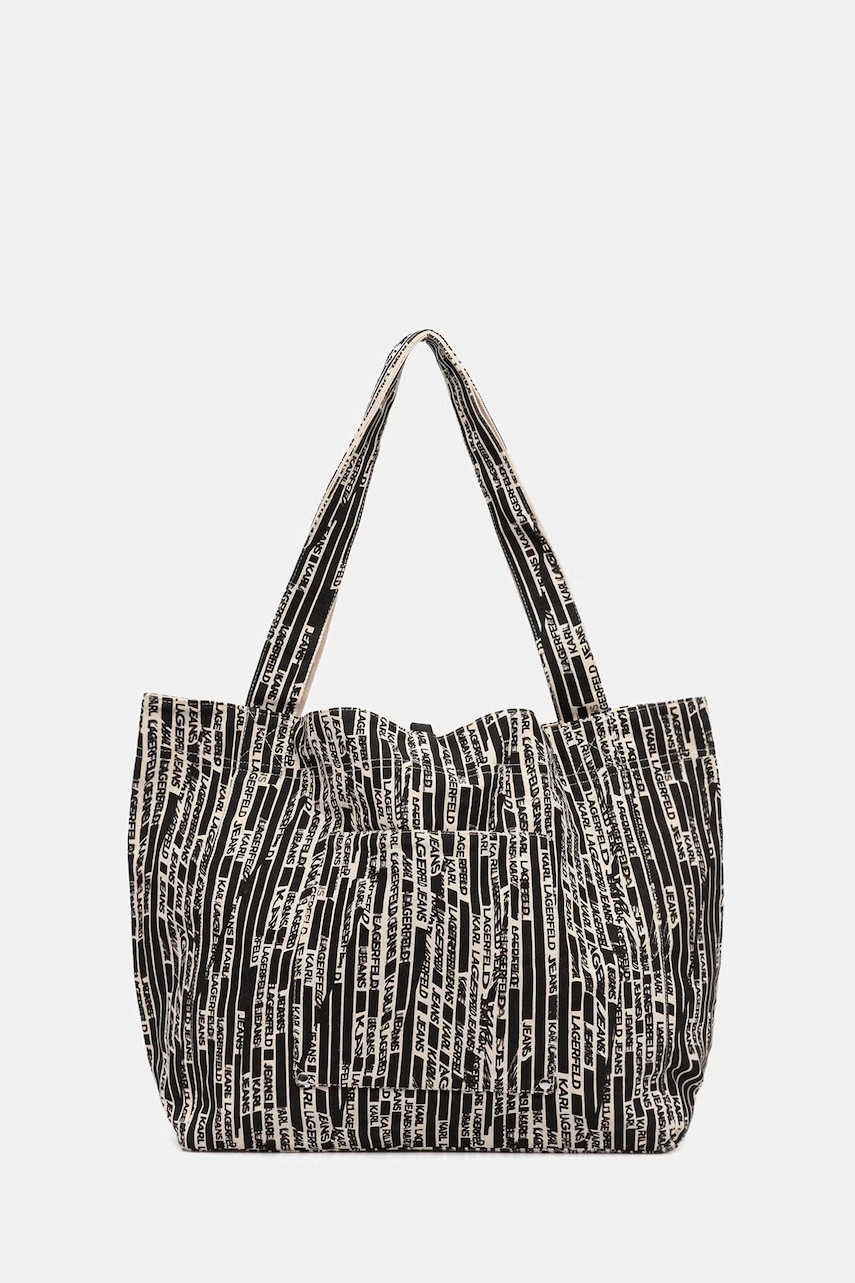 Βαμβακερή τσάντα Karl Lagerfeld Jeans