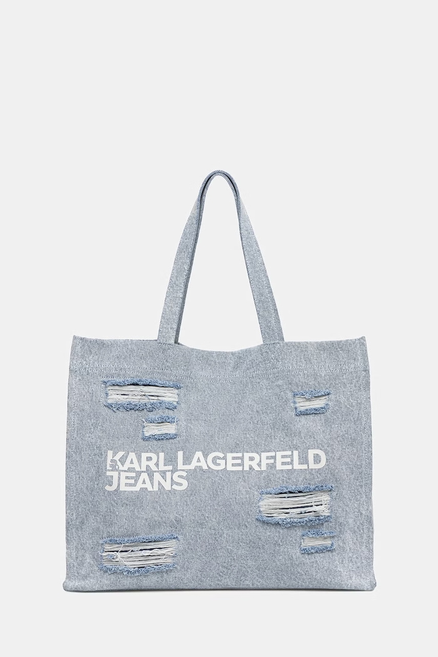 Τζιν τσάντα Karl Lagerfeld Jeans