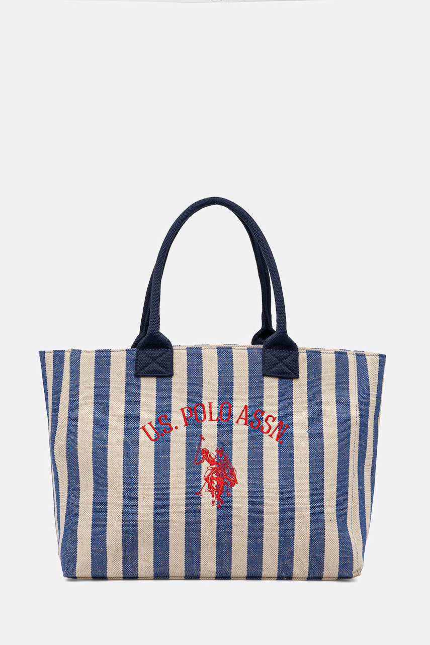 U.S. Polo Assn. geantă de bumbac POOL PARTY