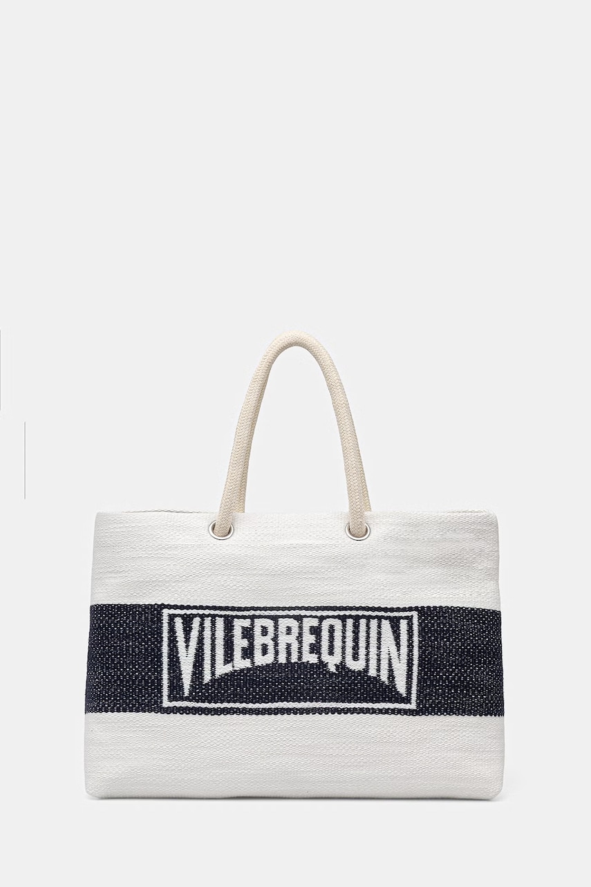 Vilebrequin geantă shopper pentru femei, din bumbac BINTA