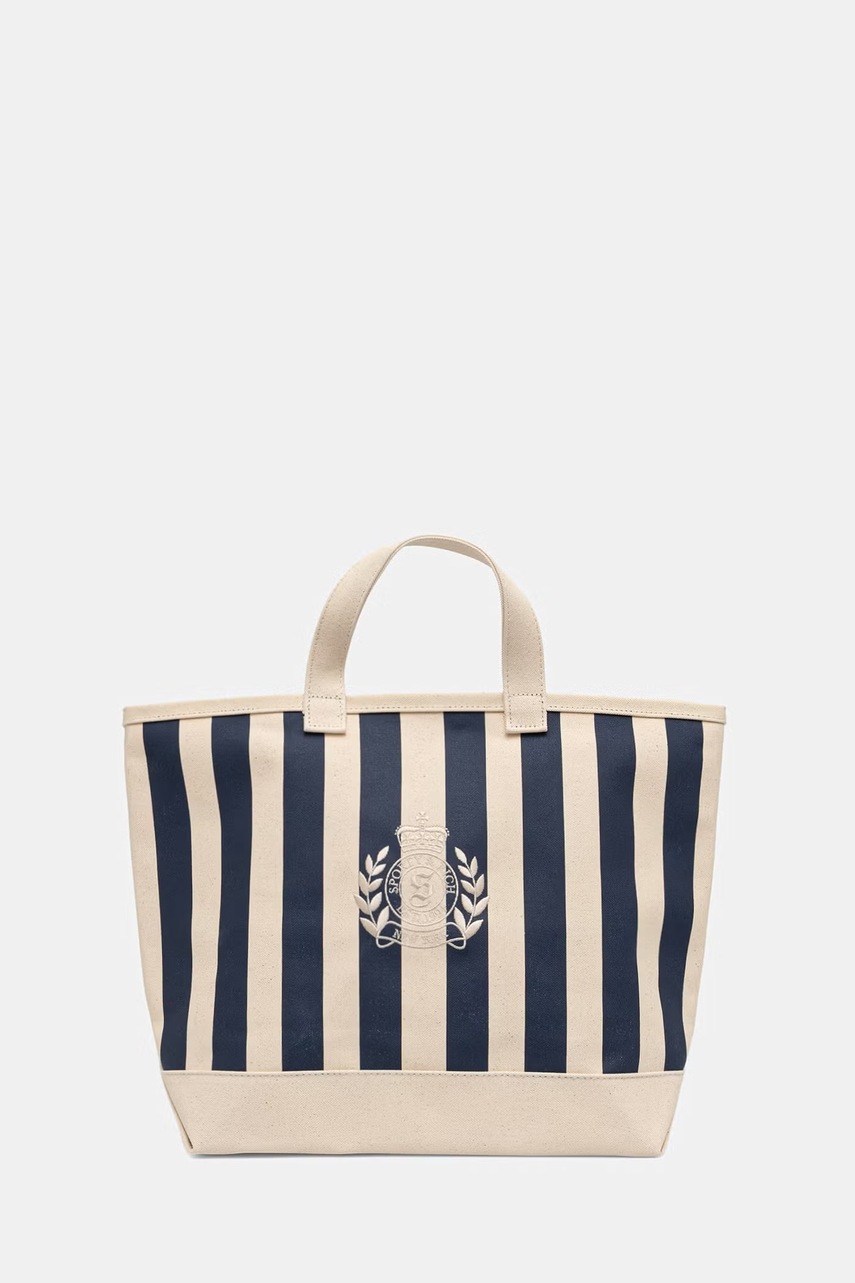 Sporty & Rich NY Crest torebka shopper damska bawełniana