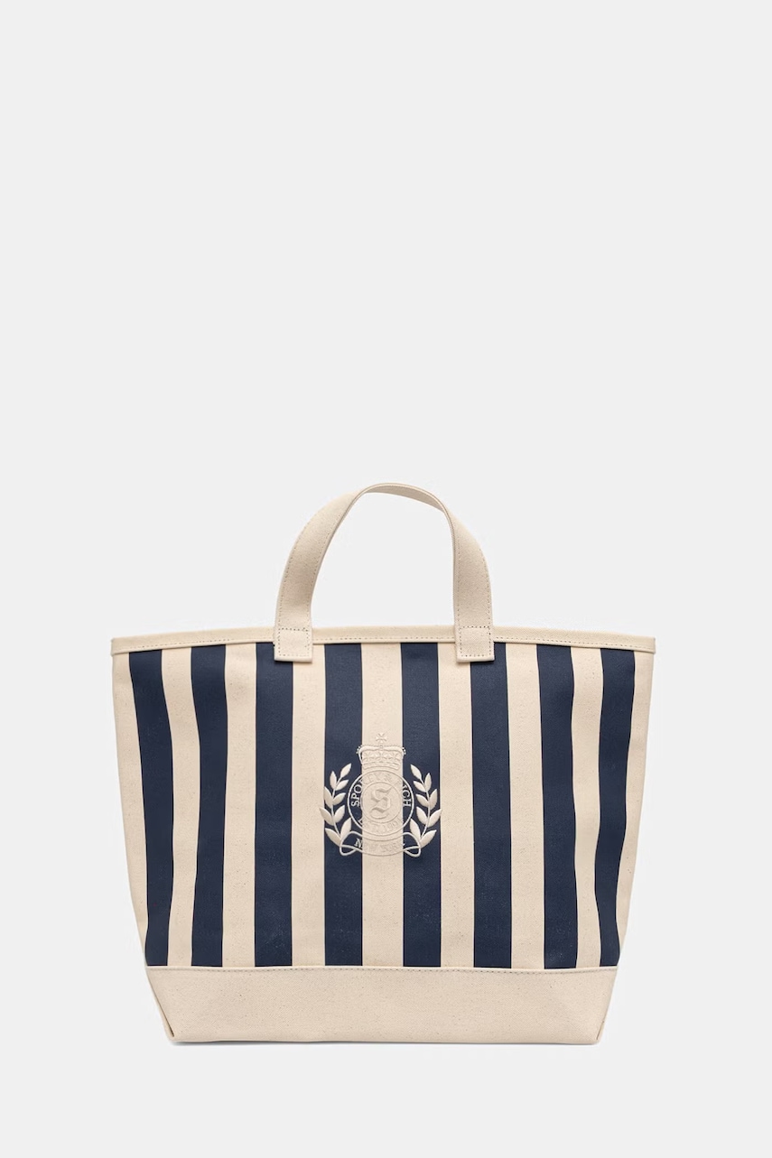 Sporty & Rich NY Crest torebka shopper damska bawełniana