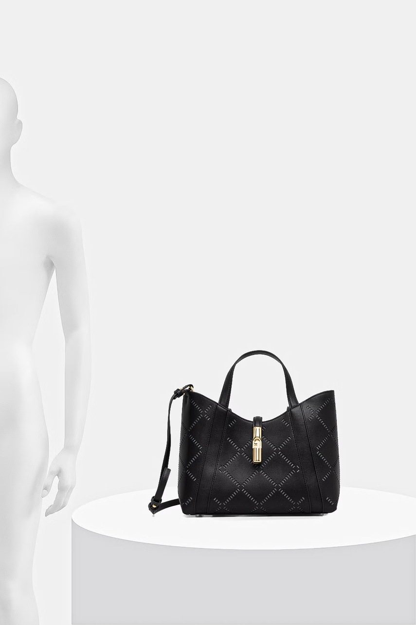 Furla taška dámská kožená Goccia S Tote (obrázek 8)