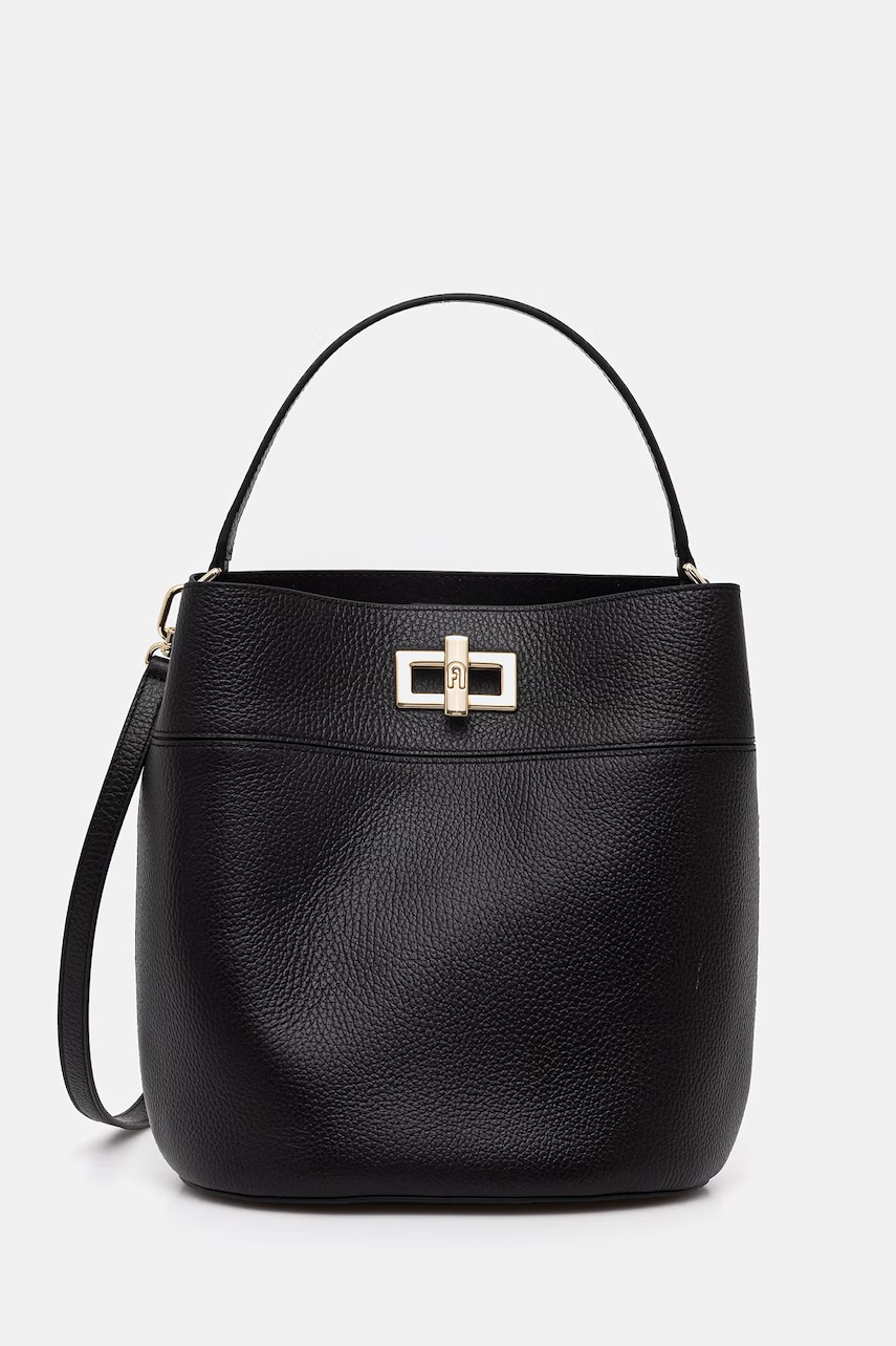 E-shop Furla crossbody kabelka dámská kožená Amelia M Bucket Bag