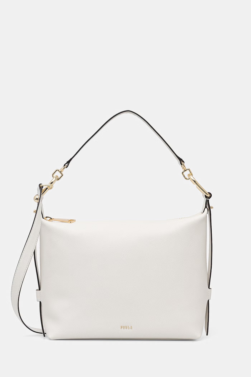 Furla μικρή τσάντα γυναικεία δερμάτινη Tonie M Hobo