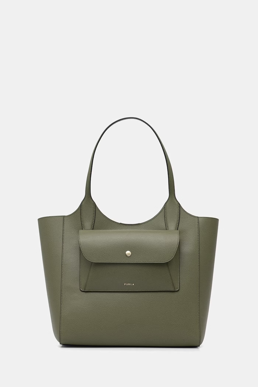 Furla μικρή τσάντα γυναικεία δερμάτινη Lea M Tote