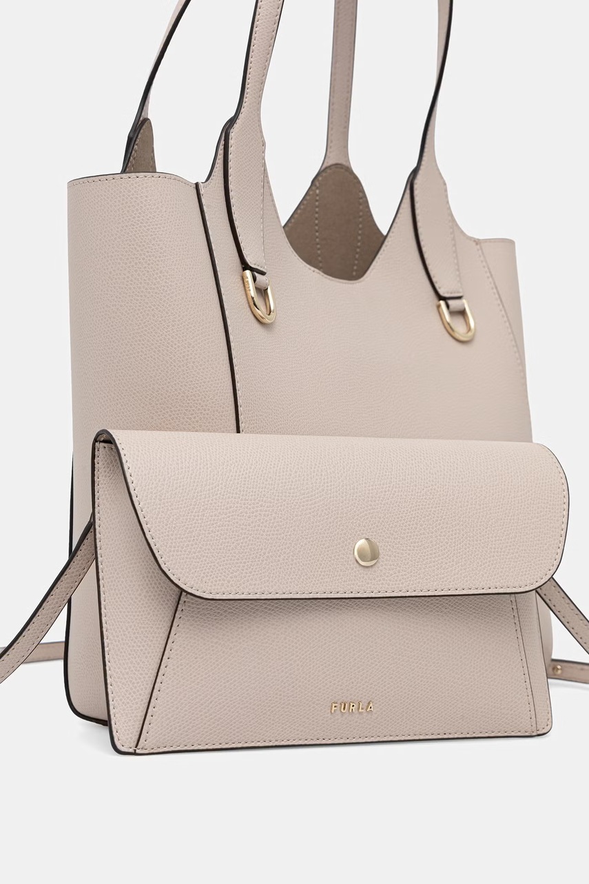 Furla kabelka přes rameno dámská kožená Lea S Tote (obrázek 8)
