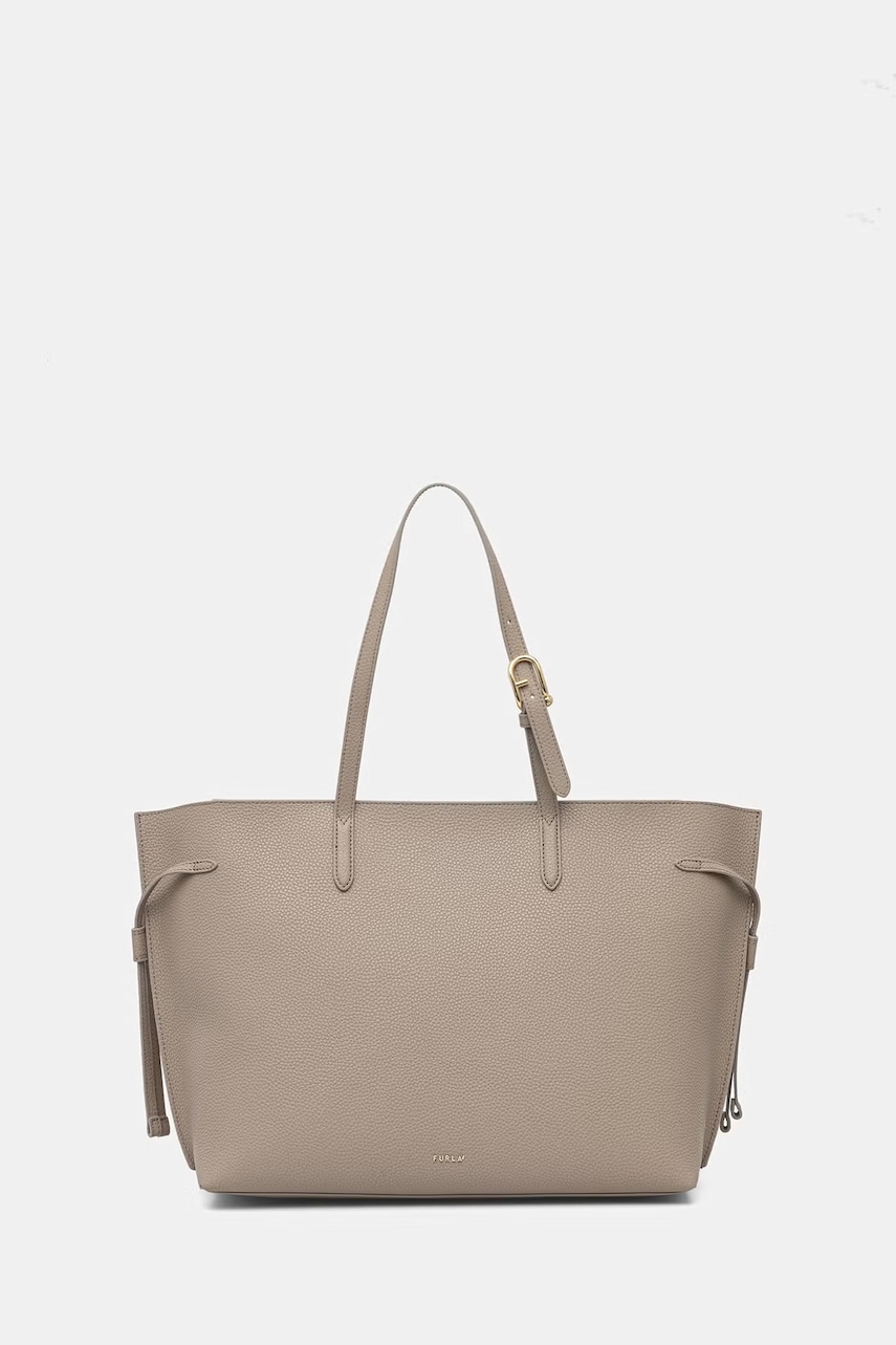 Furla τσάντα shopper γυναικεία δερμάτινη Ava L Tote