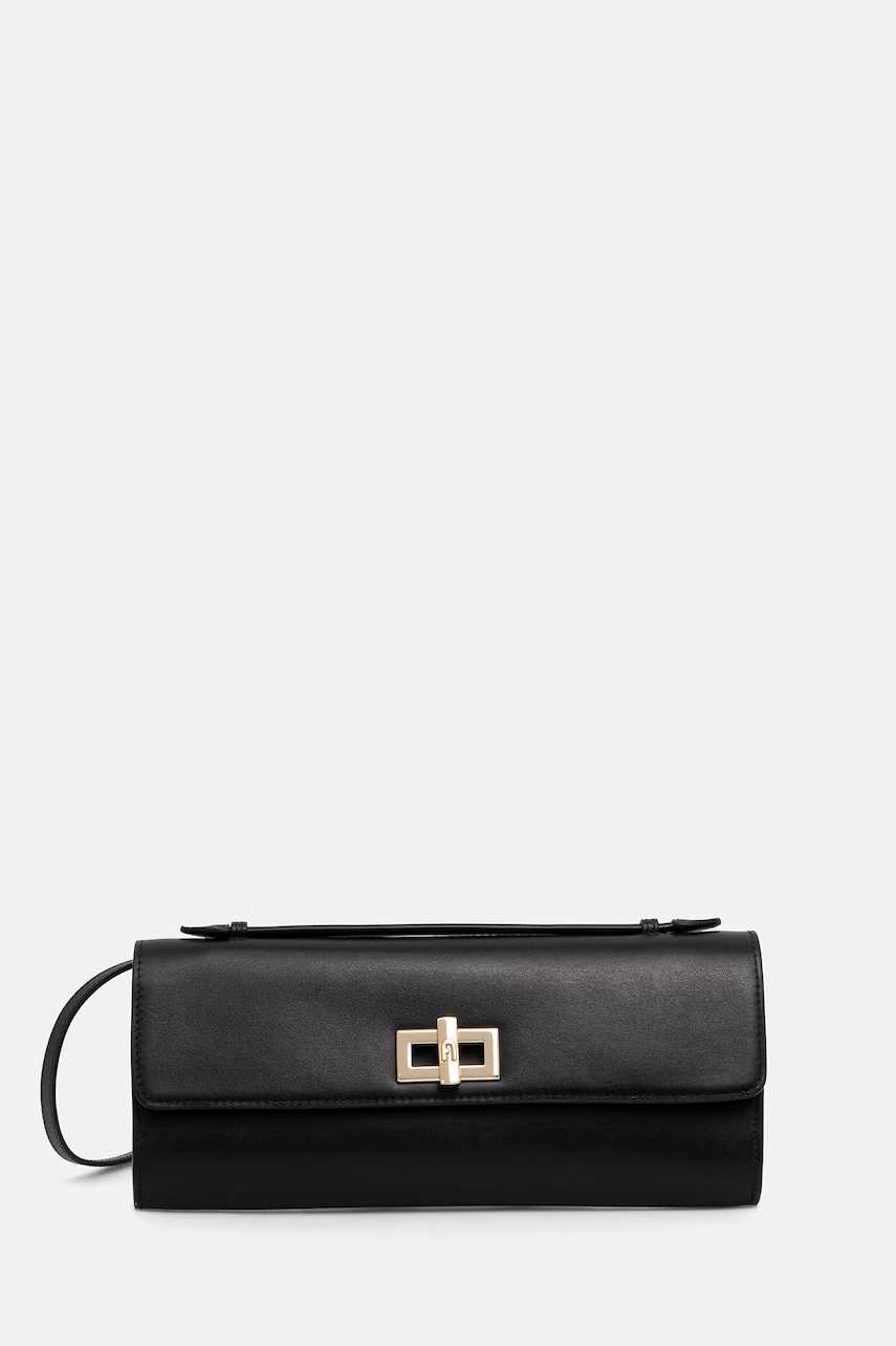 Furla τσάντα κλατς γυναικεία δερμάτινη Clara Crossbody Clutch