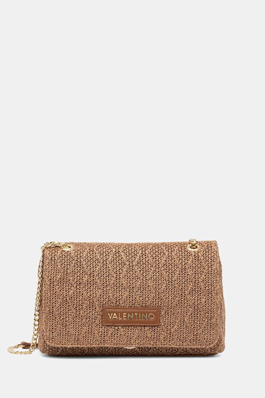 Valentino Bags geantă crossbody femeiască împletită OCARINA SUMMER