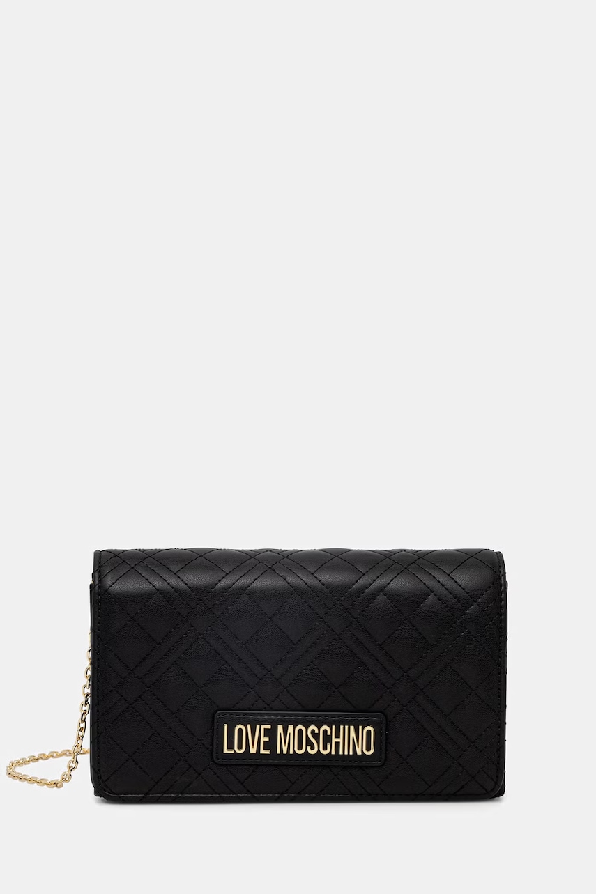 Love Moschino Μικρή τσάντα γυναικεία από απομίμηση δέρματος