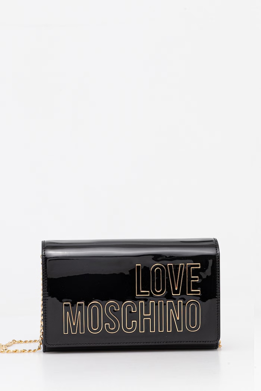 Love Moschino Μικρή τσάντα γυναικεία από απομίμηση δέρματος