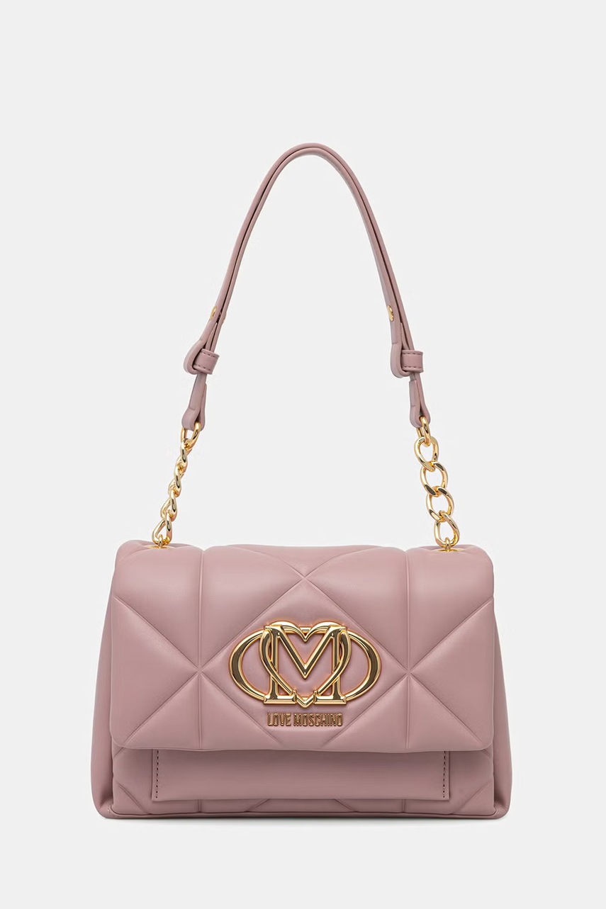 Love Moschino ταχυδρόμου γυναικεία από απομίμηση δέρματος