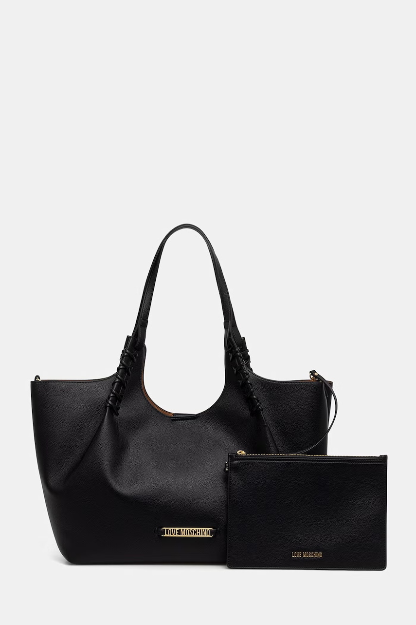 Love Moschino  geantă shopper pentru femei cu imitație de piele